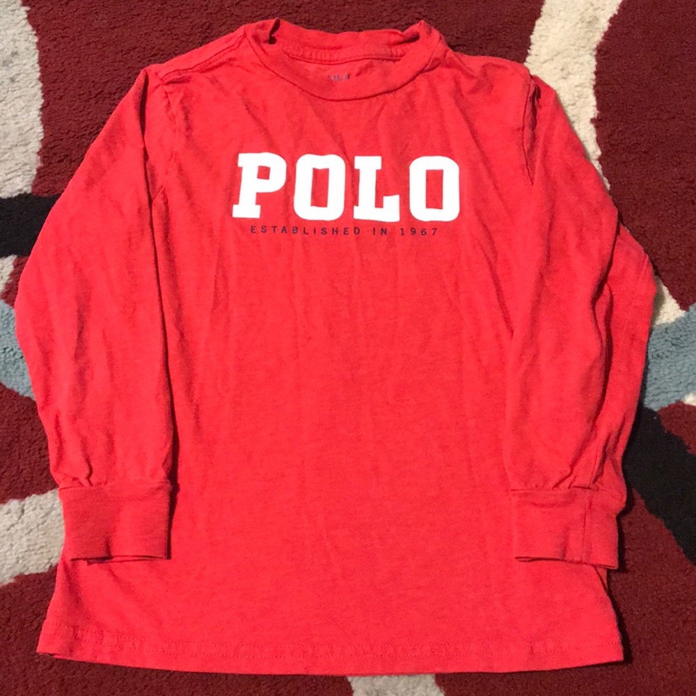 Boys Polo by Ralph Lauren Long Sleeve Shirt Size 5